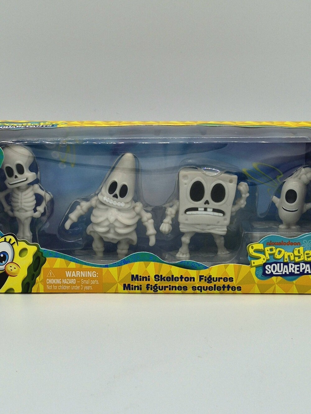 SpongeBob Squarepants White Mini Skeleton Figure Set